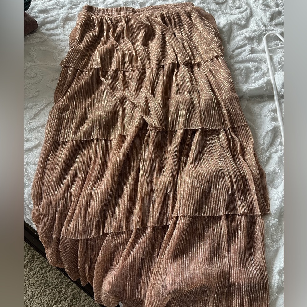 Entro Tiered Maxi Skirt NWT